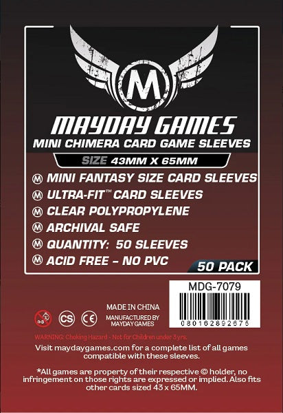 Sleeves Mayday Premium Mini Chimera 50 - Good Games