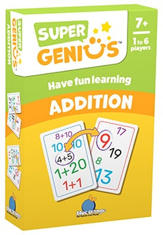 Blue Orange Games Super Genius Addition Card Game