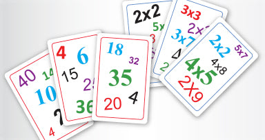 Blue Orange Games Super Genius Multiplication 1 Card Game