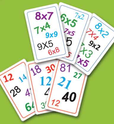 Blue Orange Games Super Genius Multiplication 2 Card Game