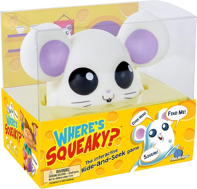 Blue Orange Games Where’s Squeaky? Interactive Hide and Seek Game