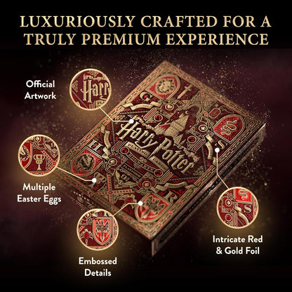 Theory11 Harry Potter Gryffindor Playing Cards - Red Edition - Good Games