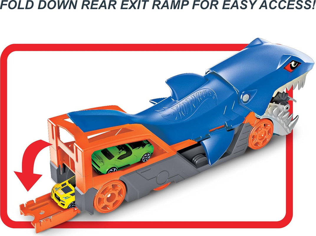 Hot Wheels Shark Chomp Transporter Playset - Good Games