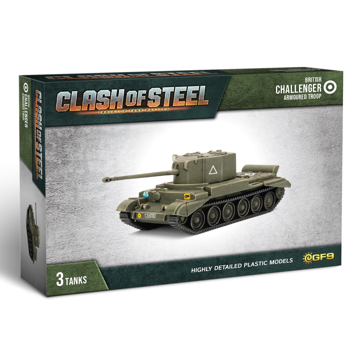 Gale Force Nine Clash of Steel: Challenger Armoured Troop Miniature (GF9CSB05) - Good Games