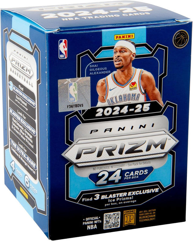 Panini Prizm 2024-25 NBA Trading Cards Blaster Box featuring Shai Gilgeous-Alexander