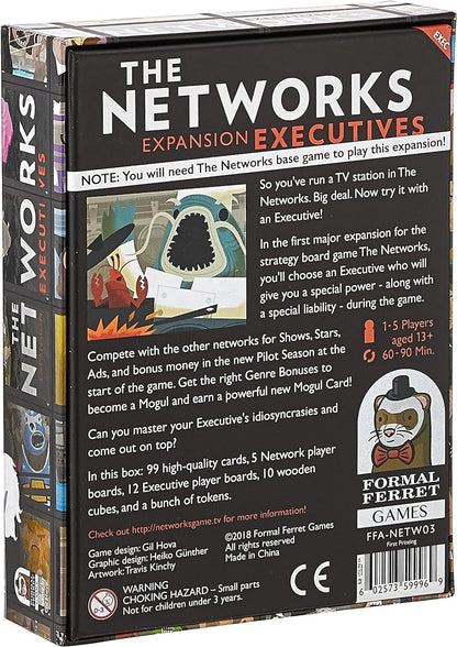 The Networks: On the Air Expansion - 1-5 Players - Good Games