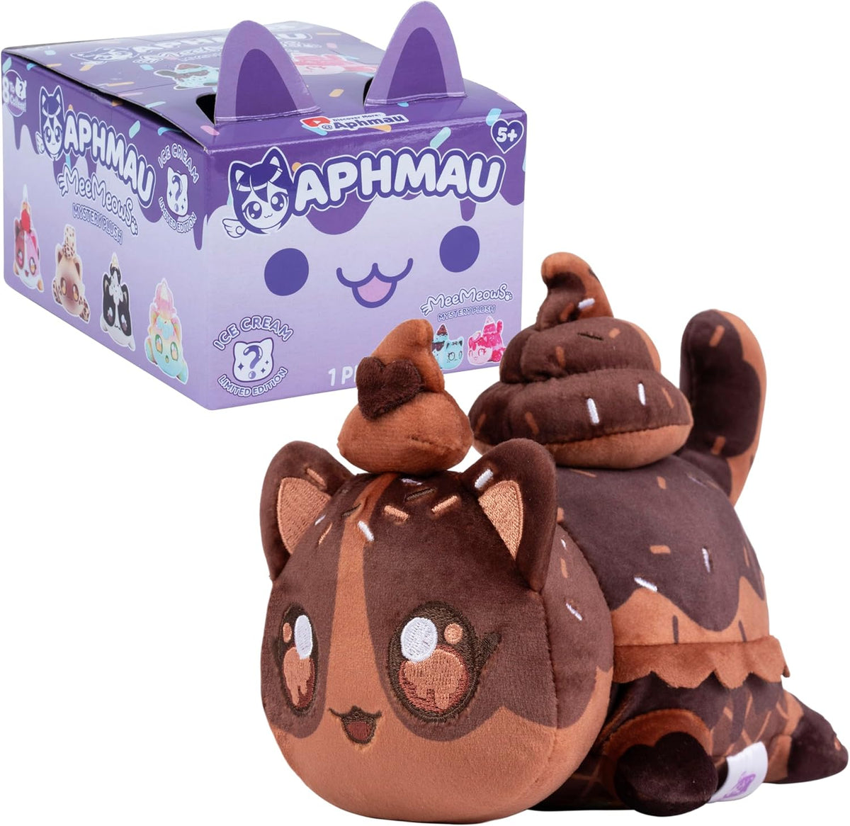Aphmau MeeMeows Ice Cream plush texture detail