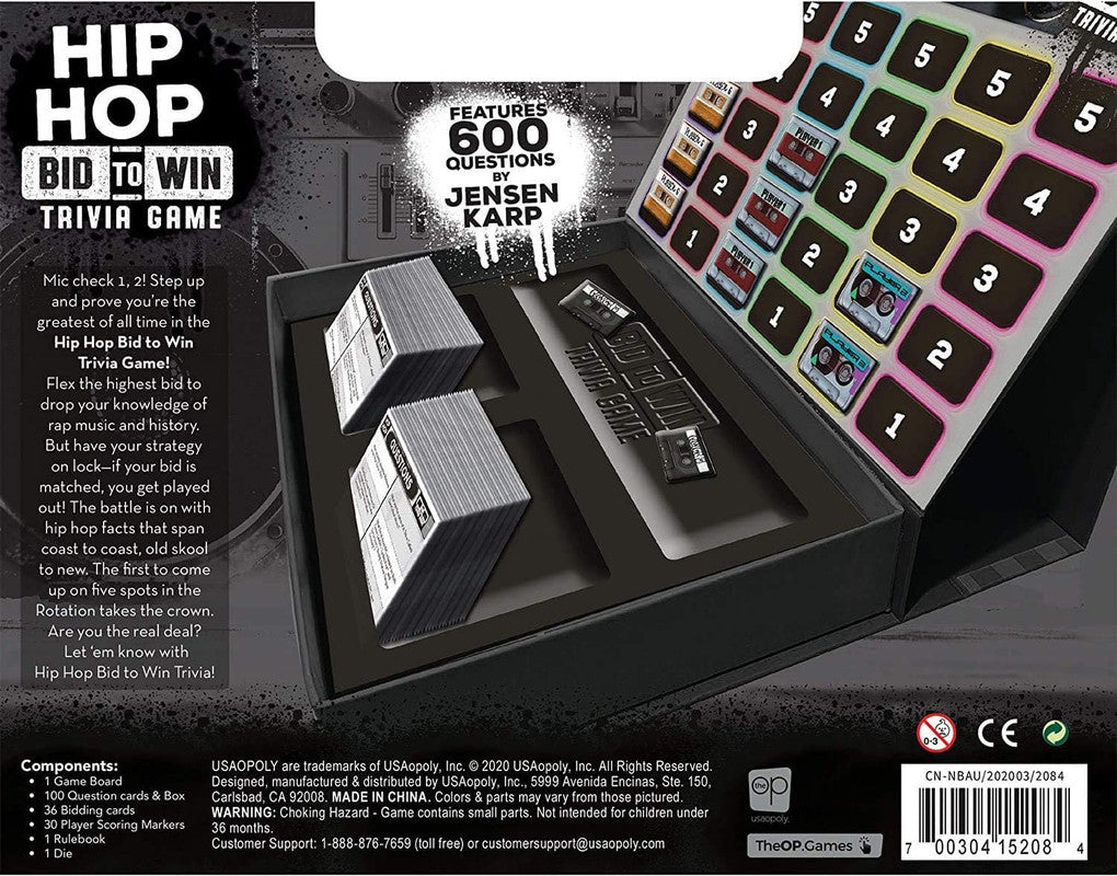 Hip Hop Bid to Win Trivia Game - Good Games