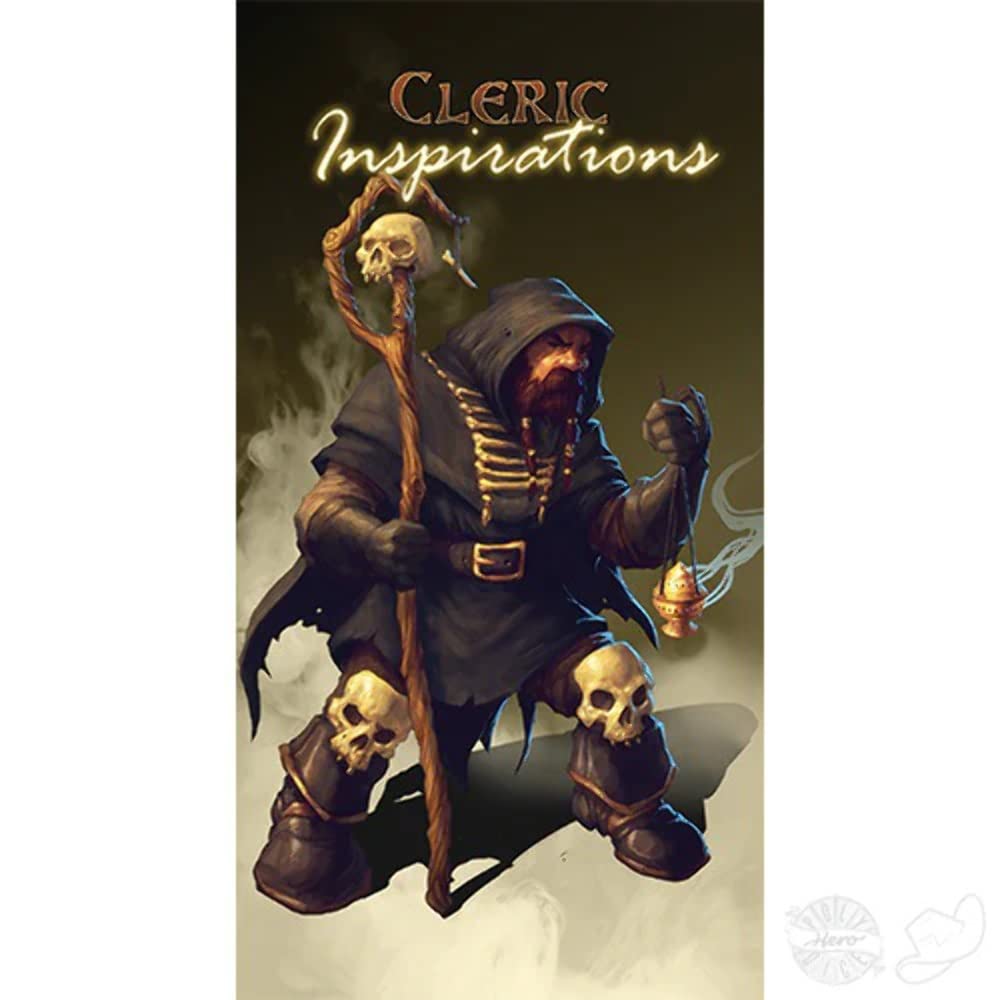 Tabletop Tycoon PolyHero Dice - Warrior Pack Inspiration Cards - Good Games