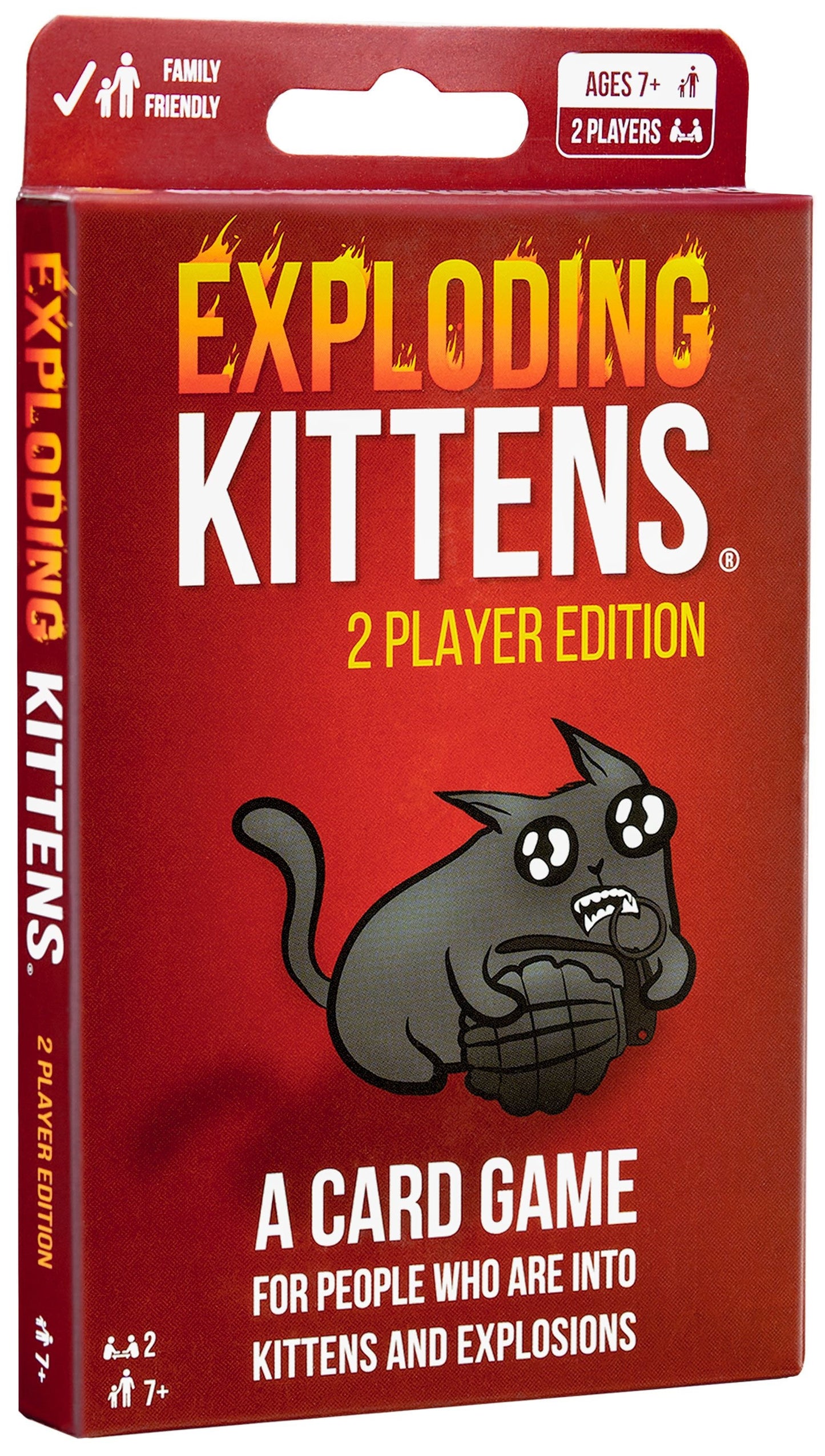 Exploding Kittens: 2-Player Edition Card Game