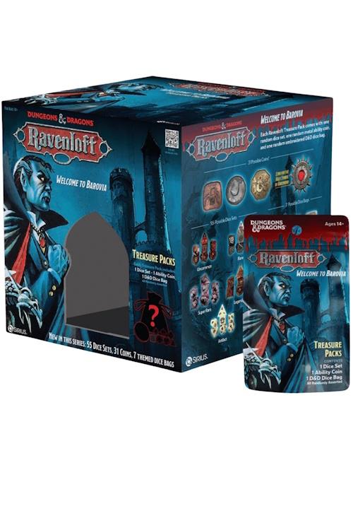 Sirius Dice - D&D Ravenloft: Castle Ravenloft Treasure Packs Blind Box Display