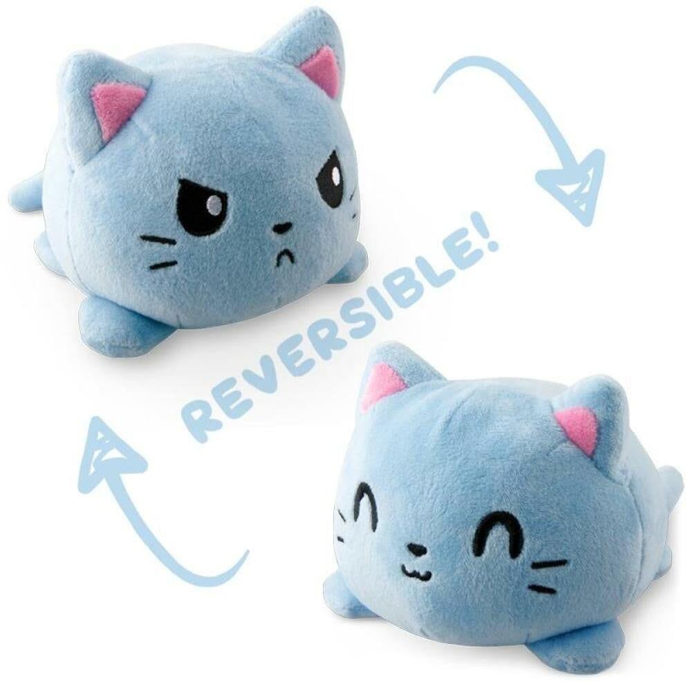Reversible Cat Plushie Russian Blue - Good Games