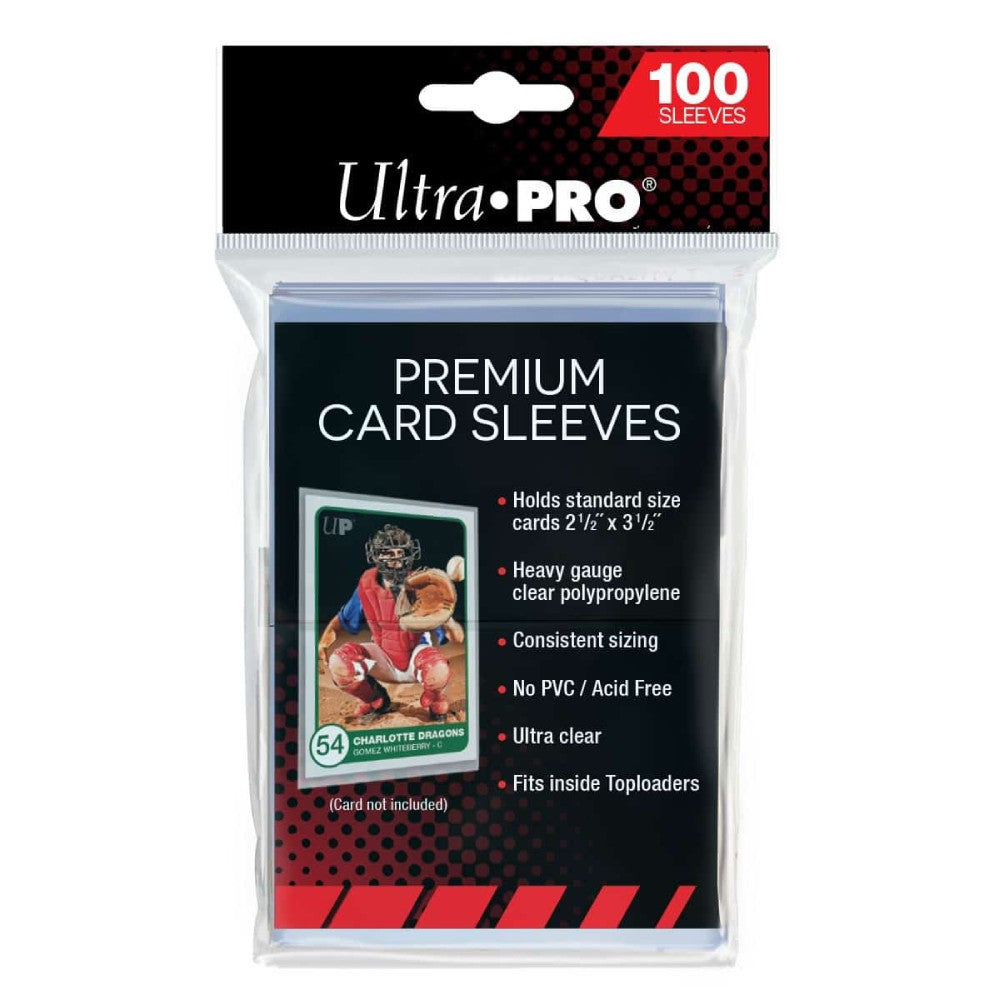 Ultra Pro: 2-1/2" X 3-1/2" Premium Card Sleeves Retail
