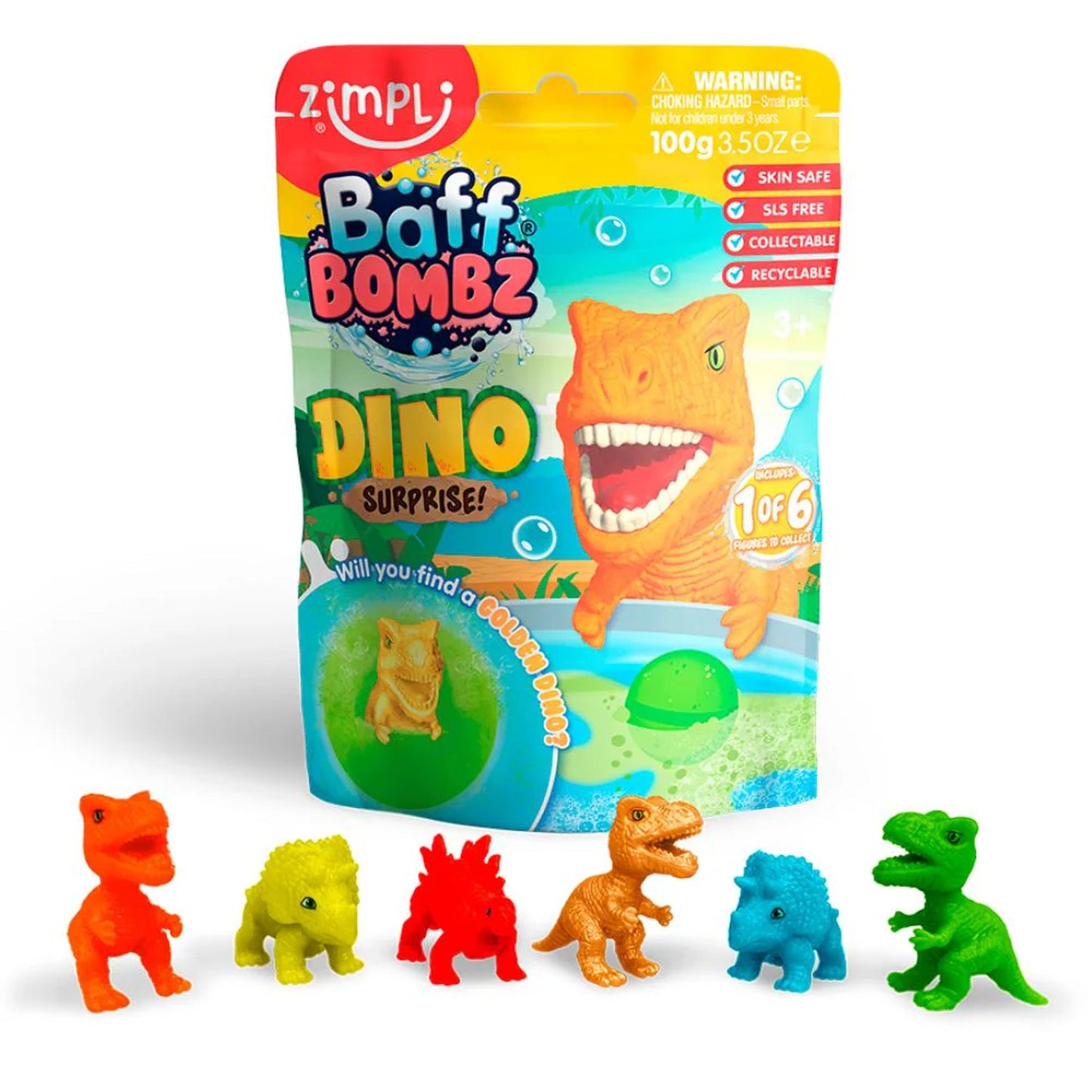 Zimpli Kids- Baff Bombz Dino Surprise