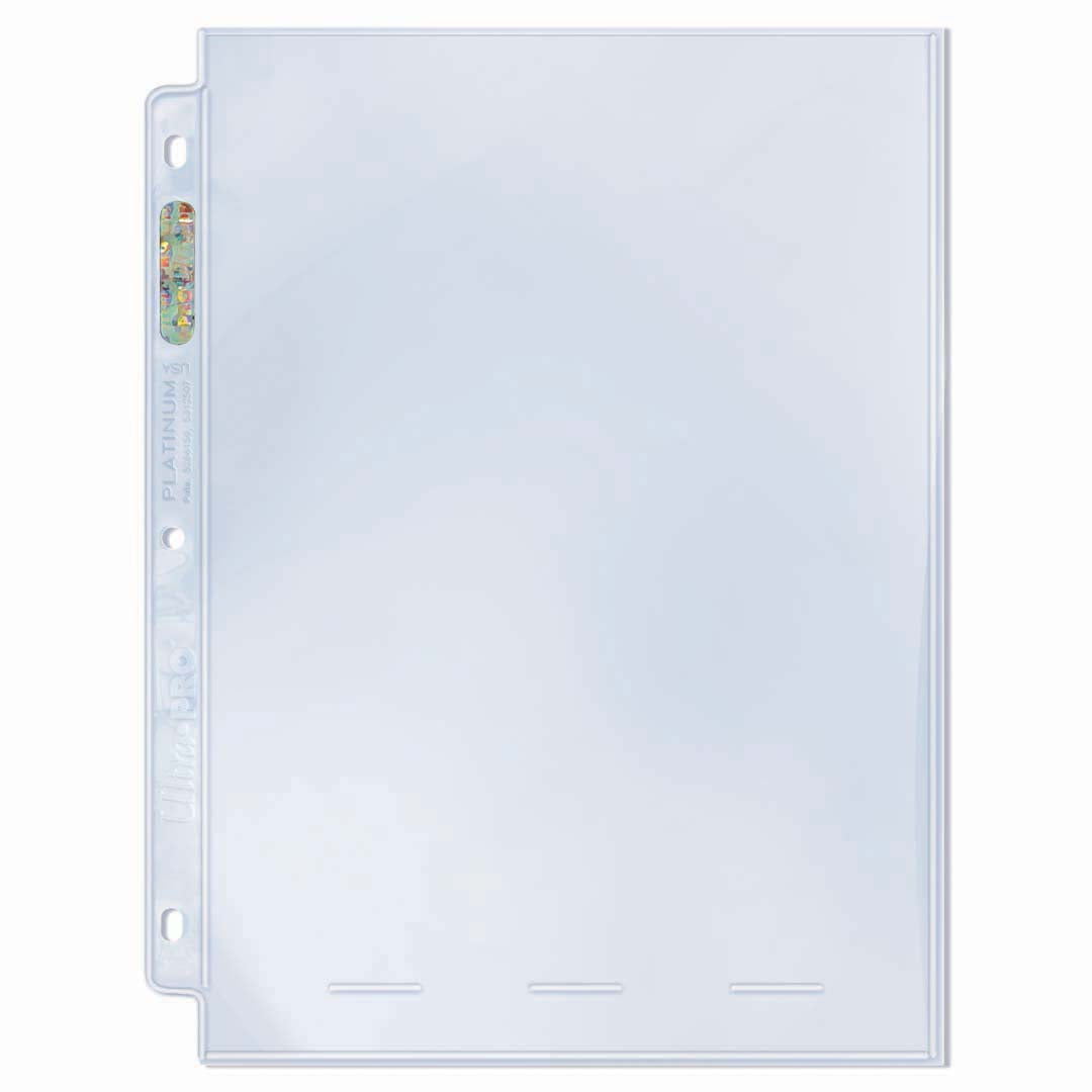 Ultra Pro: 1-Pocket Platinum Page with 8" x 10" Pocket