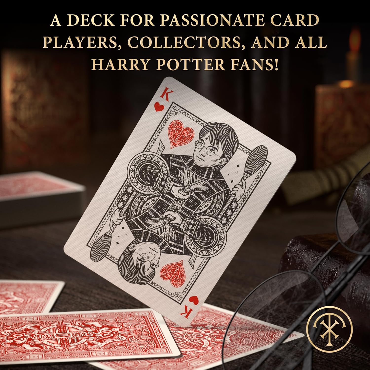 Theory11 Harry Potter Gryffindor Playing Cards - Red Edition - Good Games