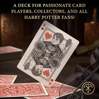 Theory11 Harry Potter Gryffindor Playing Cards - Red Edition - Good Games