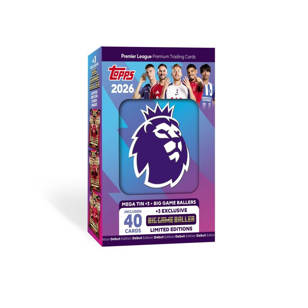 Topps Premier League 2026 - Mega Tin