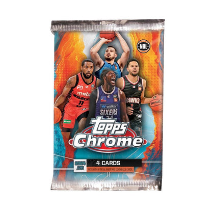 2024/25 Topps Chrome NBL Basketball Value Pack Booster Box