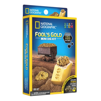 National Geographic - Impulse Assorted - Fools Gold Mini Dig Kit - Good Games