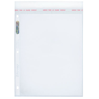 Ultra PRO - Flexible Current and Silver Age Comic Pages with 3-Hole Spine 100-Piece Set 7-1/4" x 10-1/2" Size - Good Games