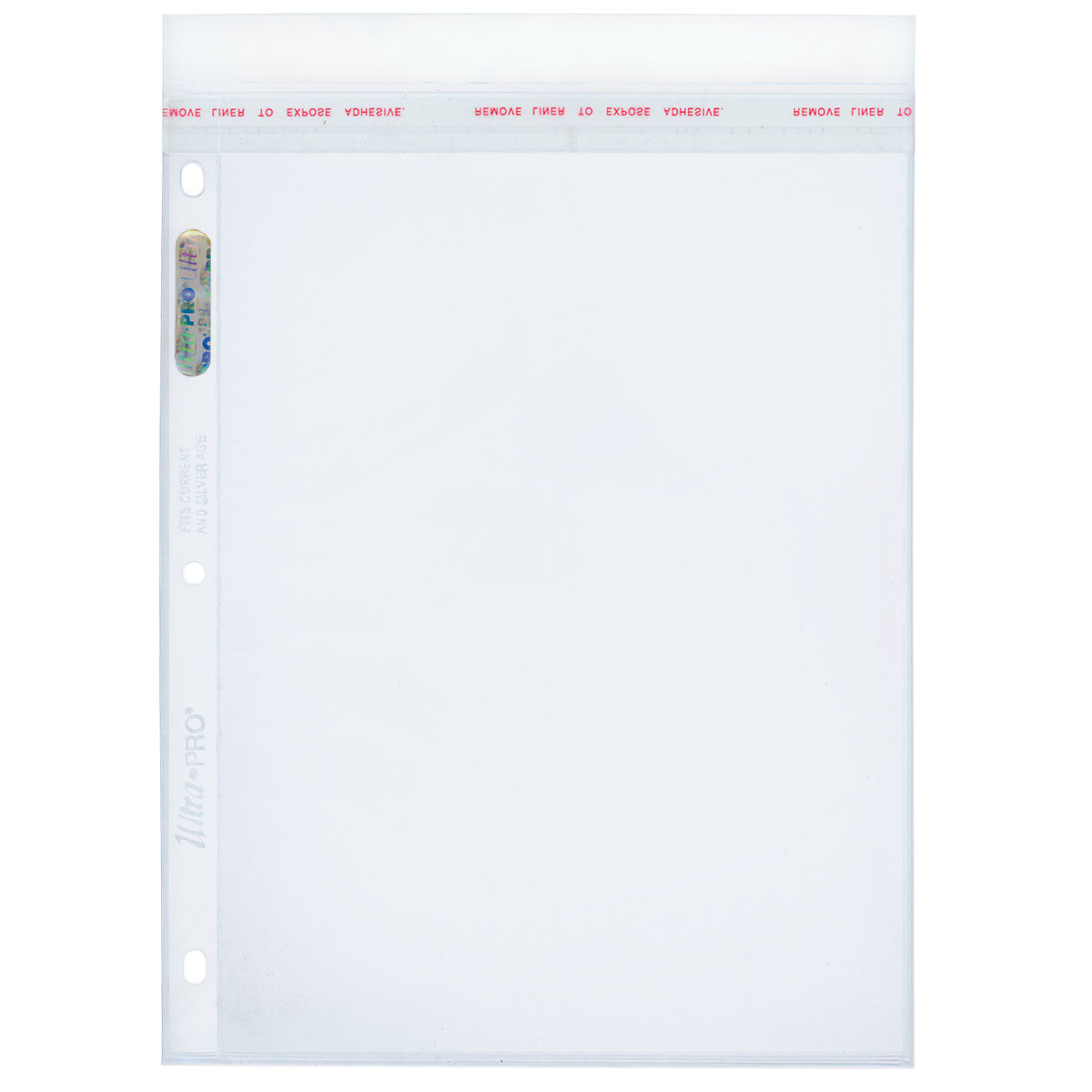 Ultra PRO - Flexible Current and Silver Age Comic Pages with 3-Hole Spine 100-Piece Set 7-1/4&quot; x 10-1/2&quot; Size - Good Games