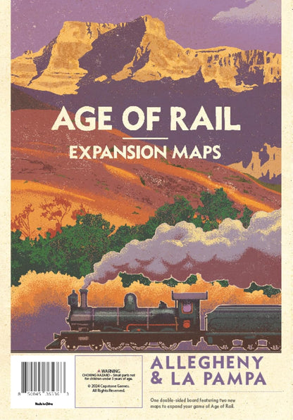 Age of Rail: South Africa - Expansion Maps: Allegheny and La Pampa - Good Games