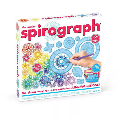 Packaging view of the Original Spirograph drawing set 