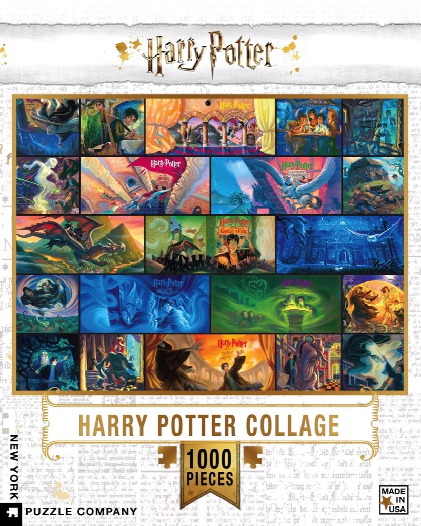 Harry Potter Puzzle Harry Potter Collage 1000 Piece Jigsaw - Good Games