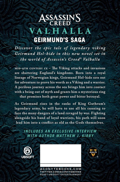Aconyte Assassin’s Creed Valhalla Geirmunds Saga Novel - Good Games