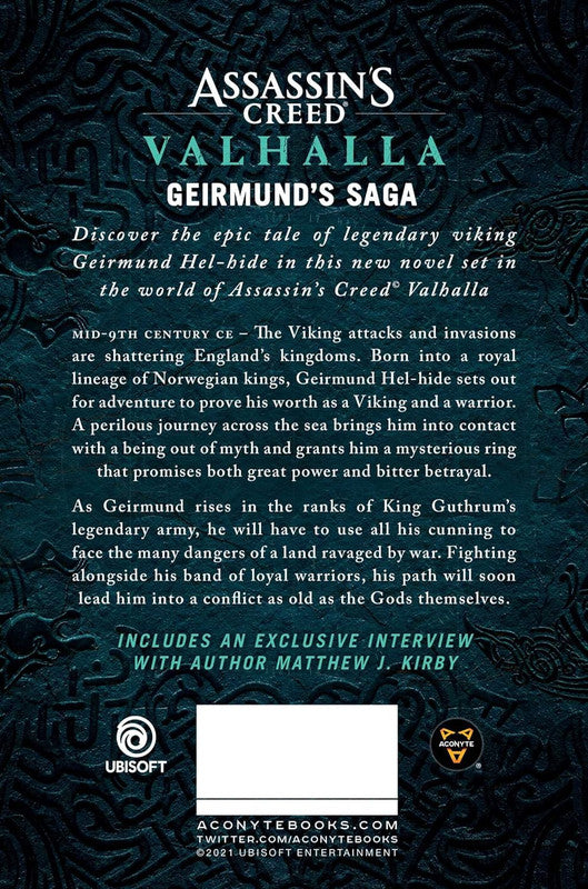 Aconyte Assassin’s Creed Valhalla Geirmunds Saga Novel - Good Games