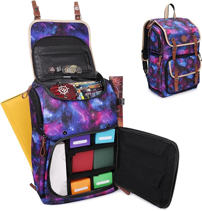 ENHANCE Designer Edition Full Size Trading Card Storage Box Backpack Galaxy - Good Games
