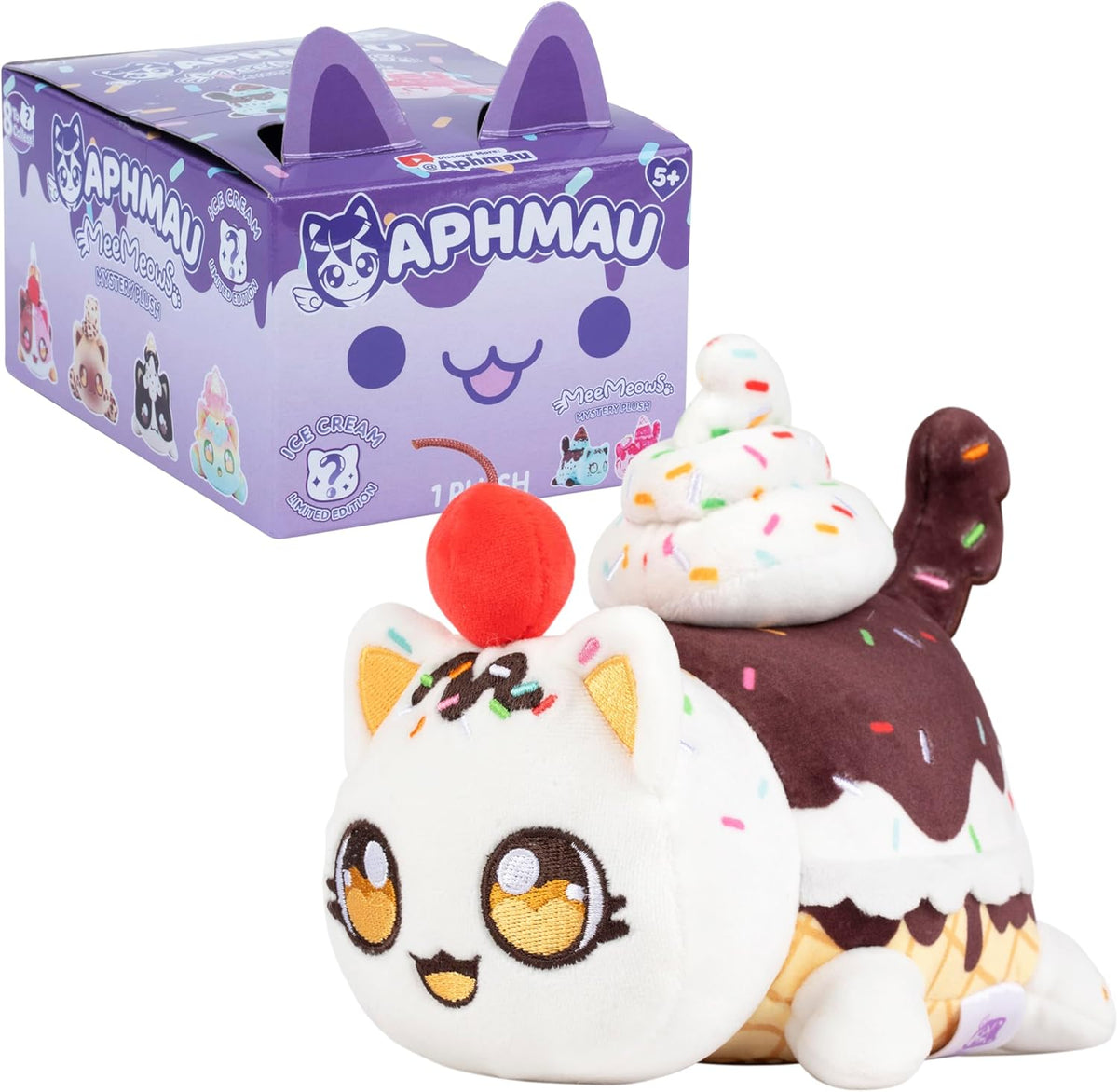 Aphmau MeeMeows Ice Cream plush side angle