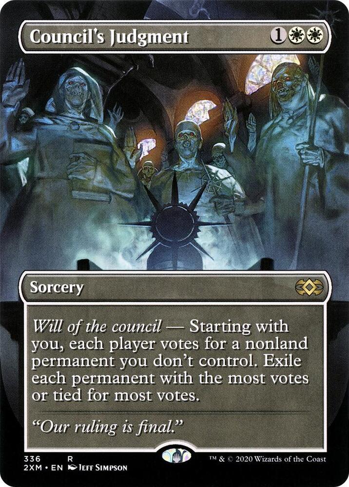 Council's Judgment 336 (Double Masters)  - Borderless