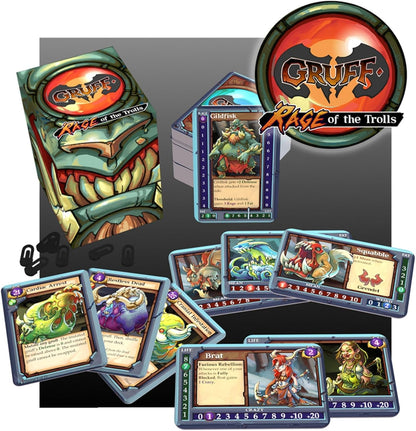 Gruff Rage of the Trolls box front with detailed fantasy artwork