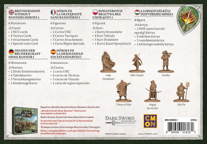 CMON A Song of Ice & Fire: Brotherhood Without Banners – Heroes 1 Miniatures Game - Good Games