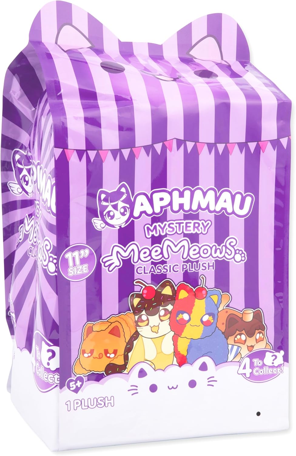 Aphmau MeeMeows 11 inch Carnival Treats plush front view