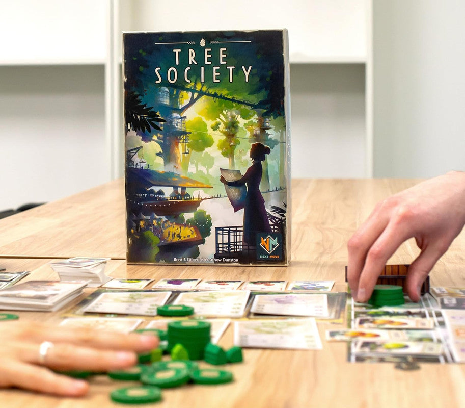 Cards featuring detailed tree illustrations