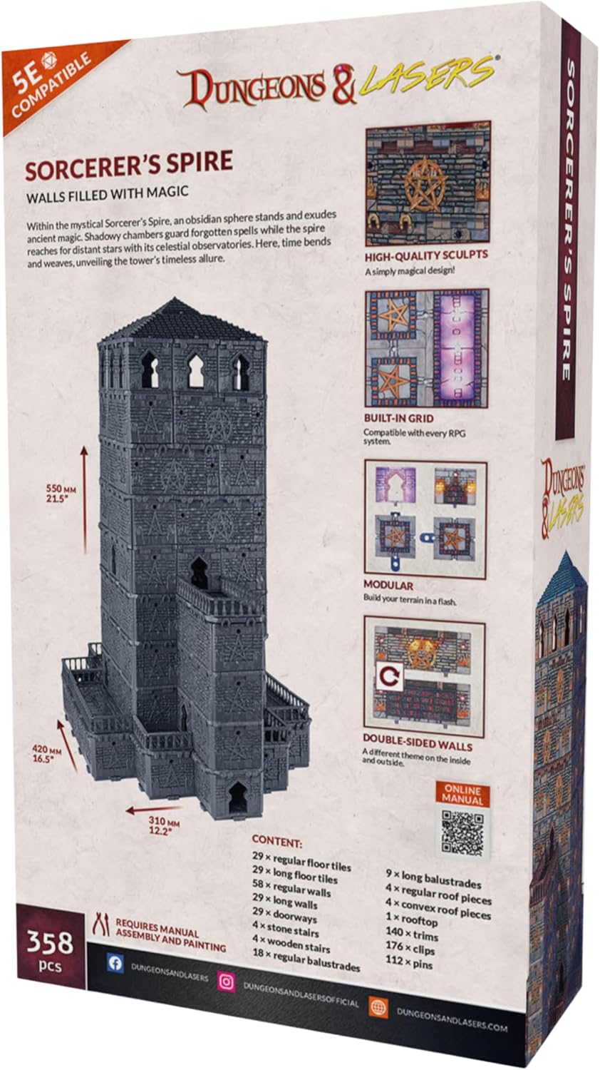 Archon Studio Dungeons and Lasers Sorcerer’s Spire Starter Set - Good Games