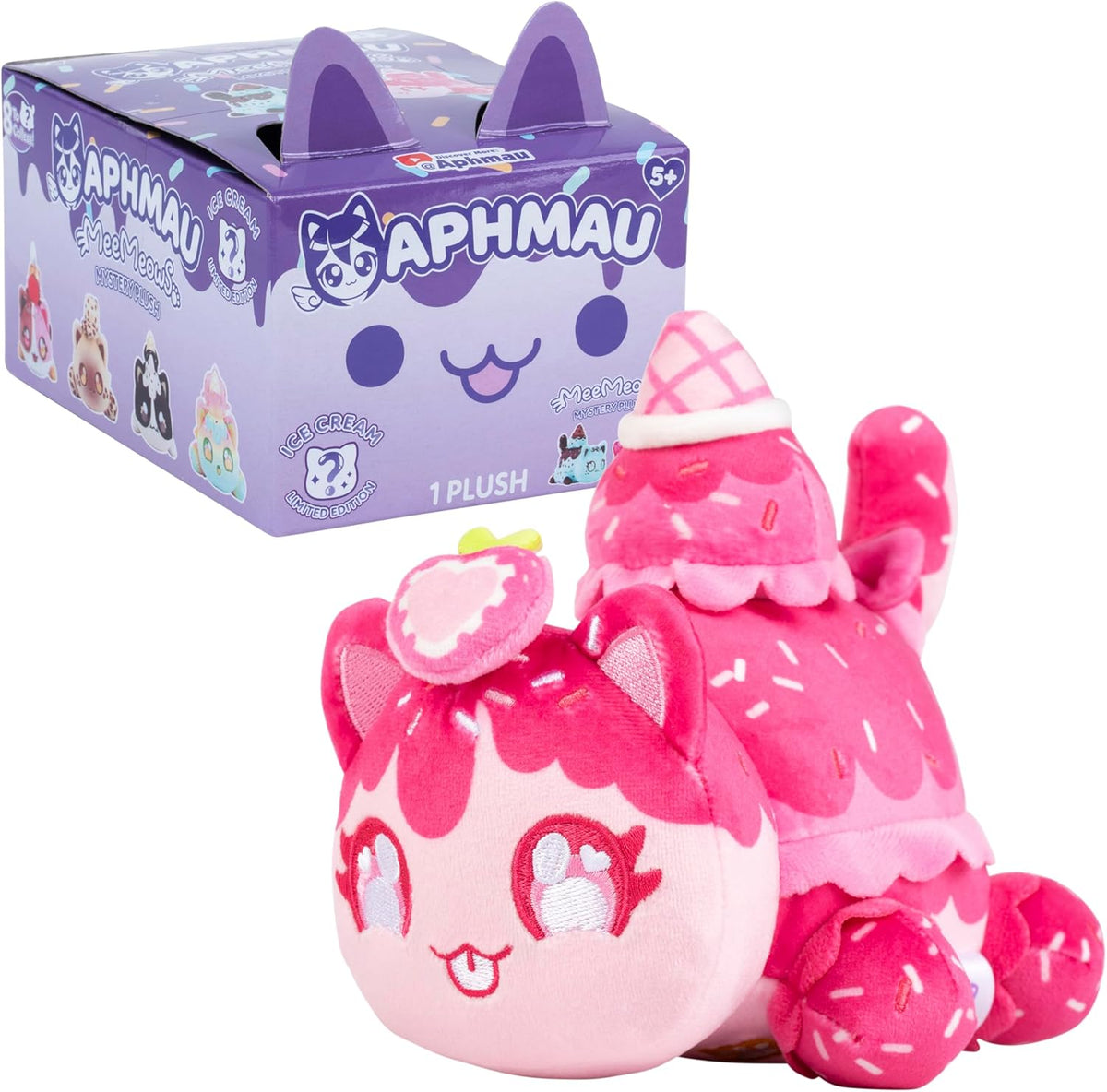 Aphmau MeeMeows Ice Cream plush close texture