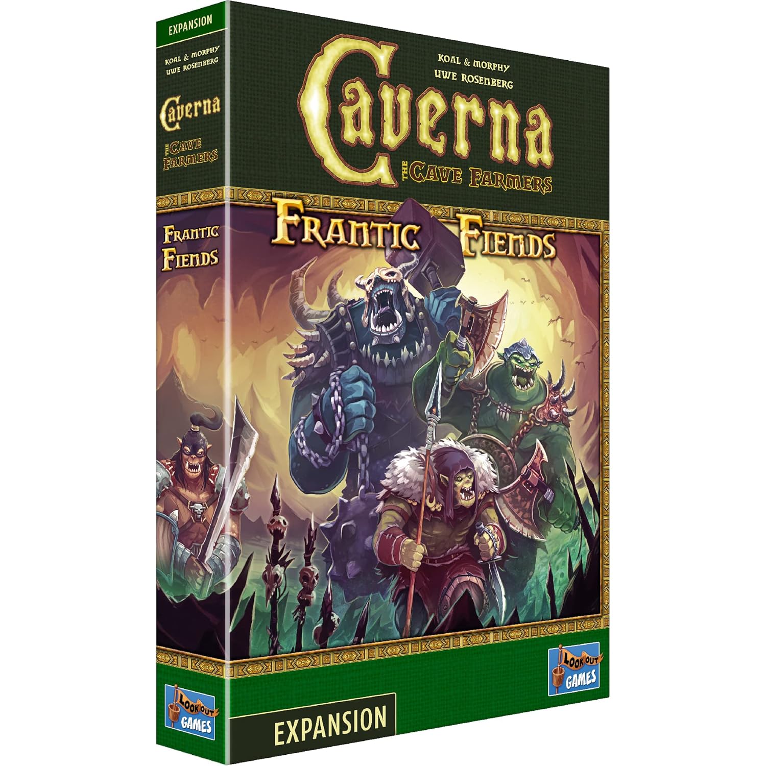 Caverna: Frantic Fiends Expansion box front image