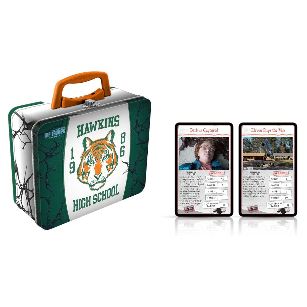 Top Trumps Stranger Things Collector Tin Card Game - Good Games