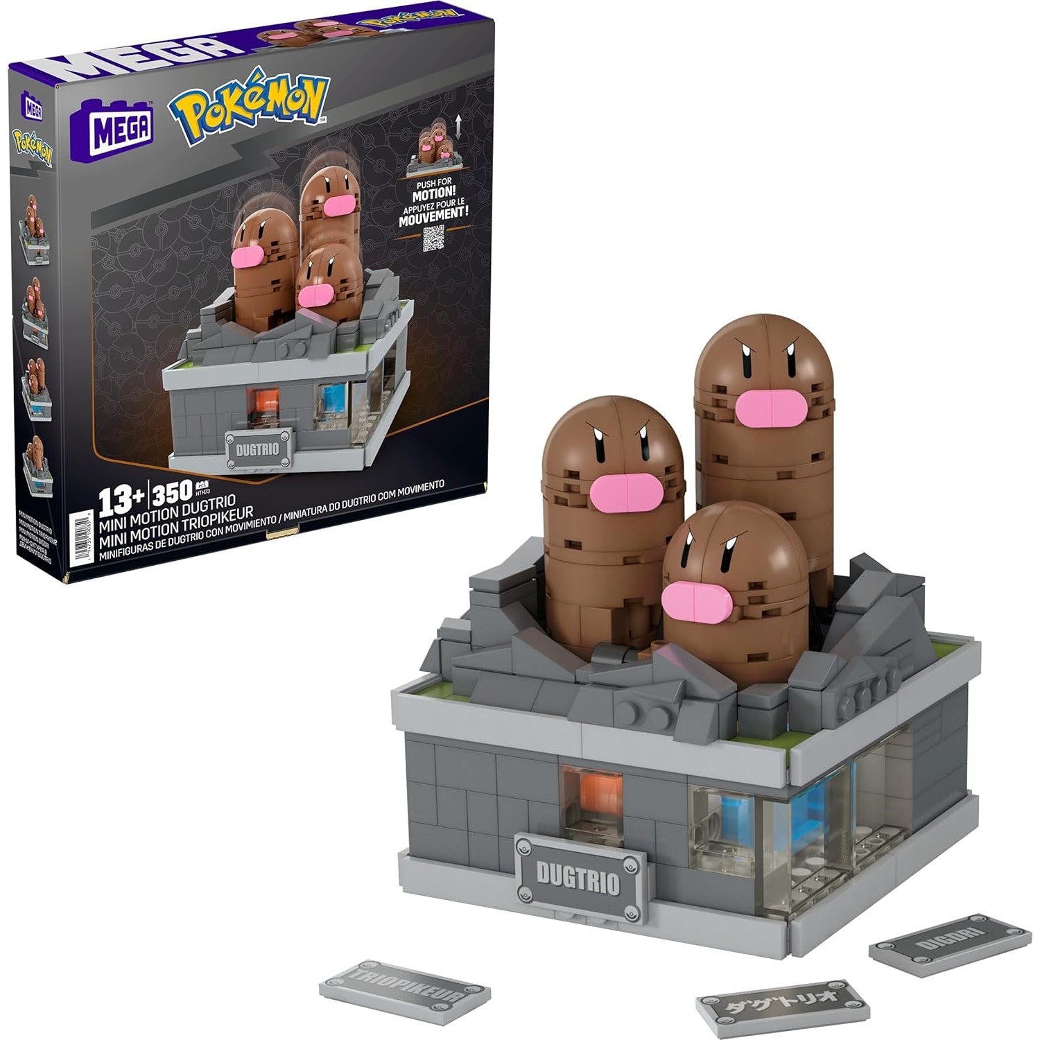 Mega Blocks - Pokemon - Mini Motion Dugtrio - Good Games