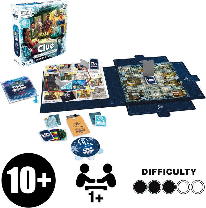 Clue: Advent Calendar - Secrets Under Snowfall - Good Games