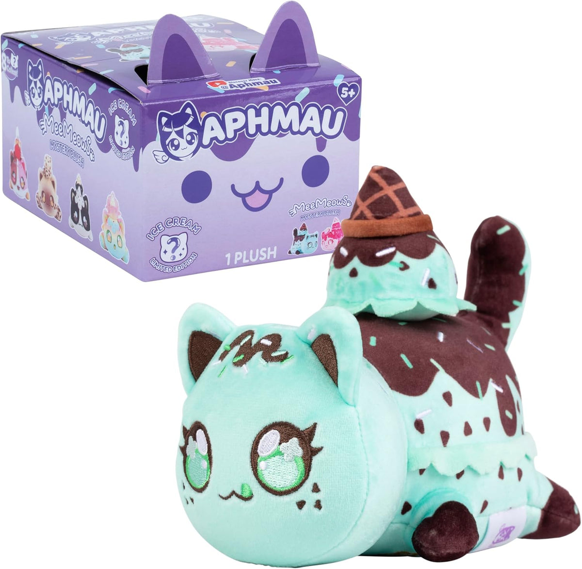 Aphmau MeeMeows Ice Cream plush packaging front