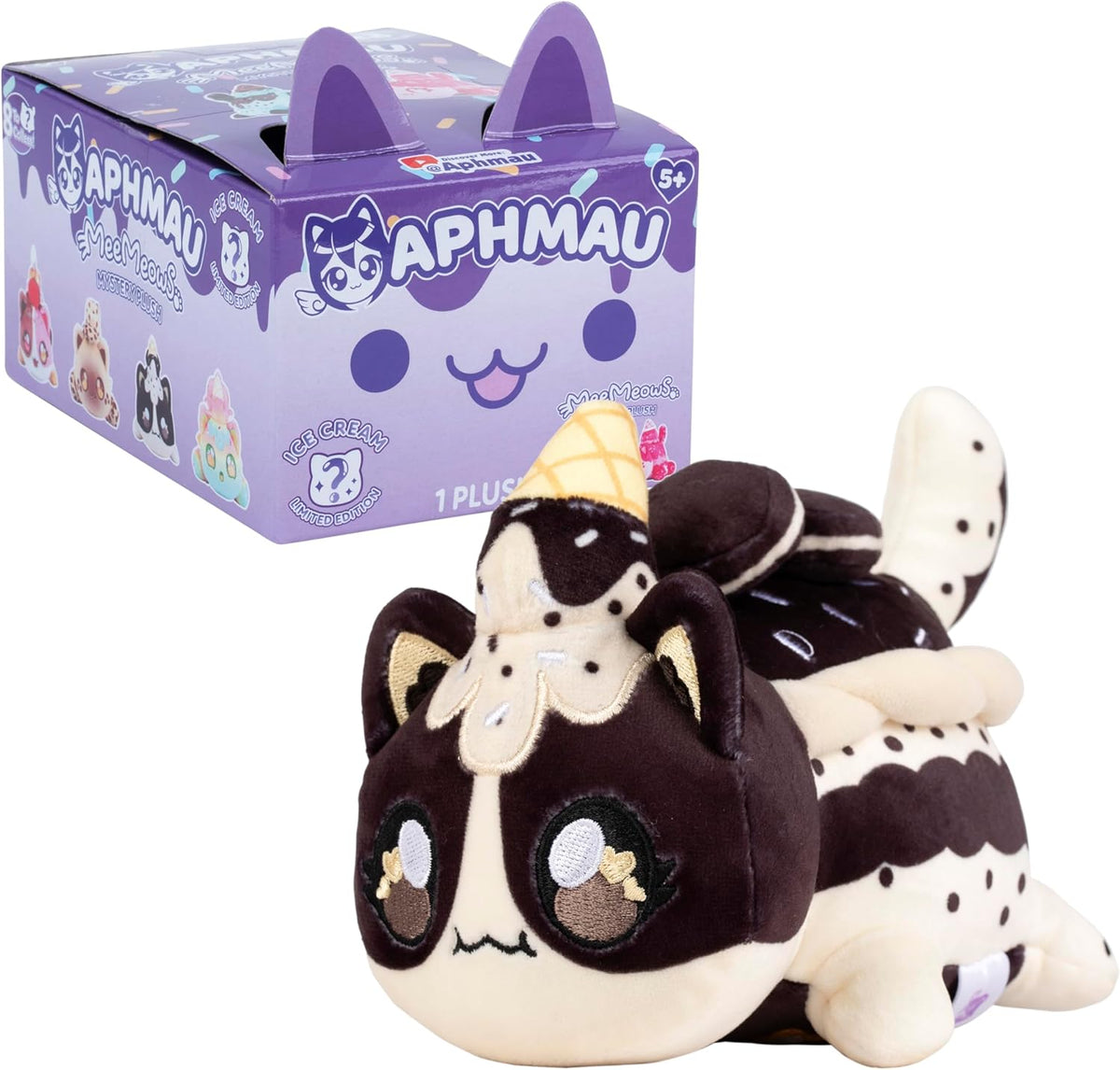 Aphmau MeeMeows Ice Cream plush packaging back