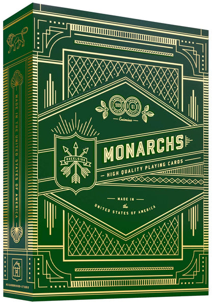 Theory11 Monarch Green Playing Cards - Good Games
