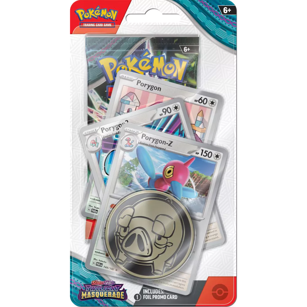Pokemon TCG - Twilight Masquerade Premium checklane Booster - Porygon-Z - Good Games