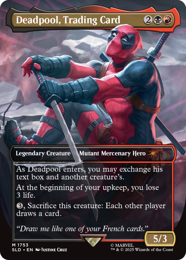 Magic Secret Lair -Marvels Deadpool Regular Edition - Good Games