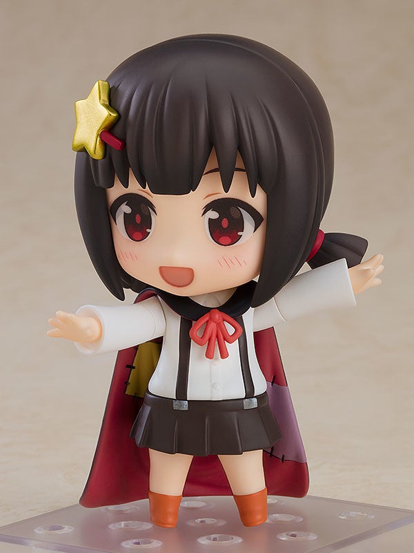 A Nendoroid figure of Komekko with a joyful expression